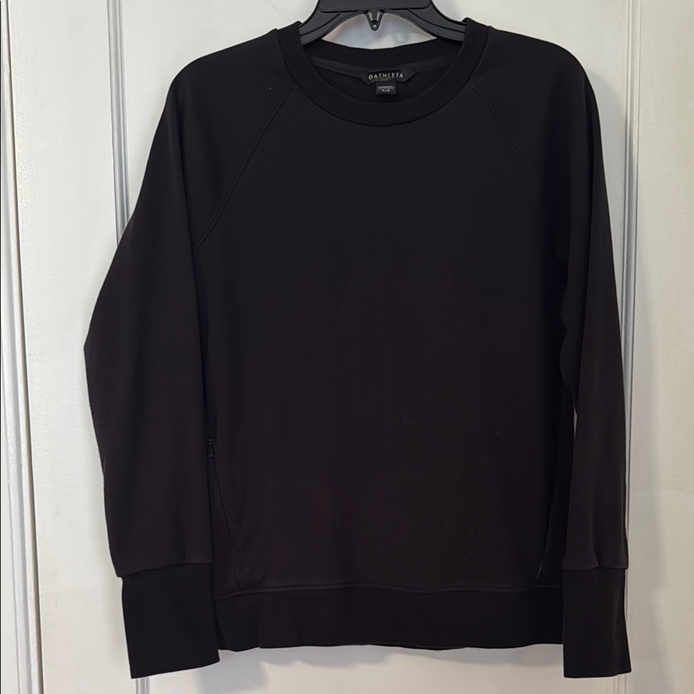 Athleta Black Sweatshirt, SMALL TALL